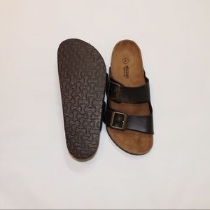 🌻🌎 | NWOT | Double Strap Buckle Sandals